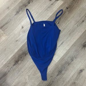 Blue bodysuit